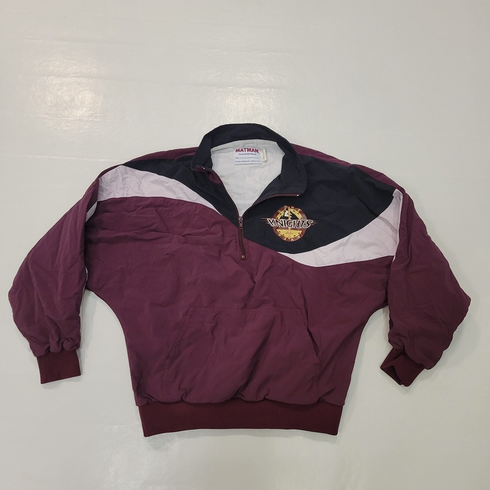 Vintage Matman Wrestling Warm Up Jacket Full‎ Zip Mens Medium Sports Lone Peak